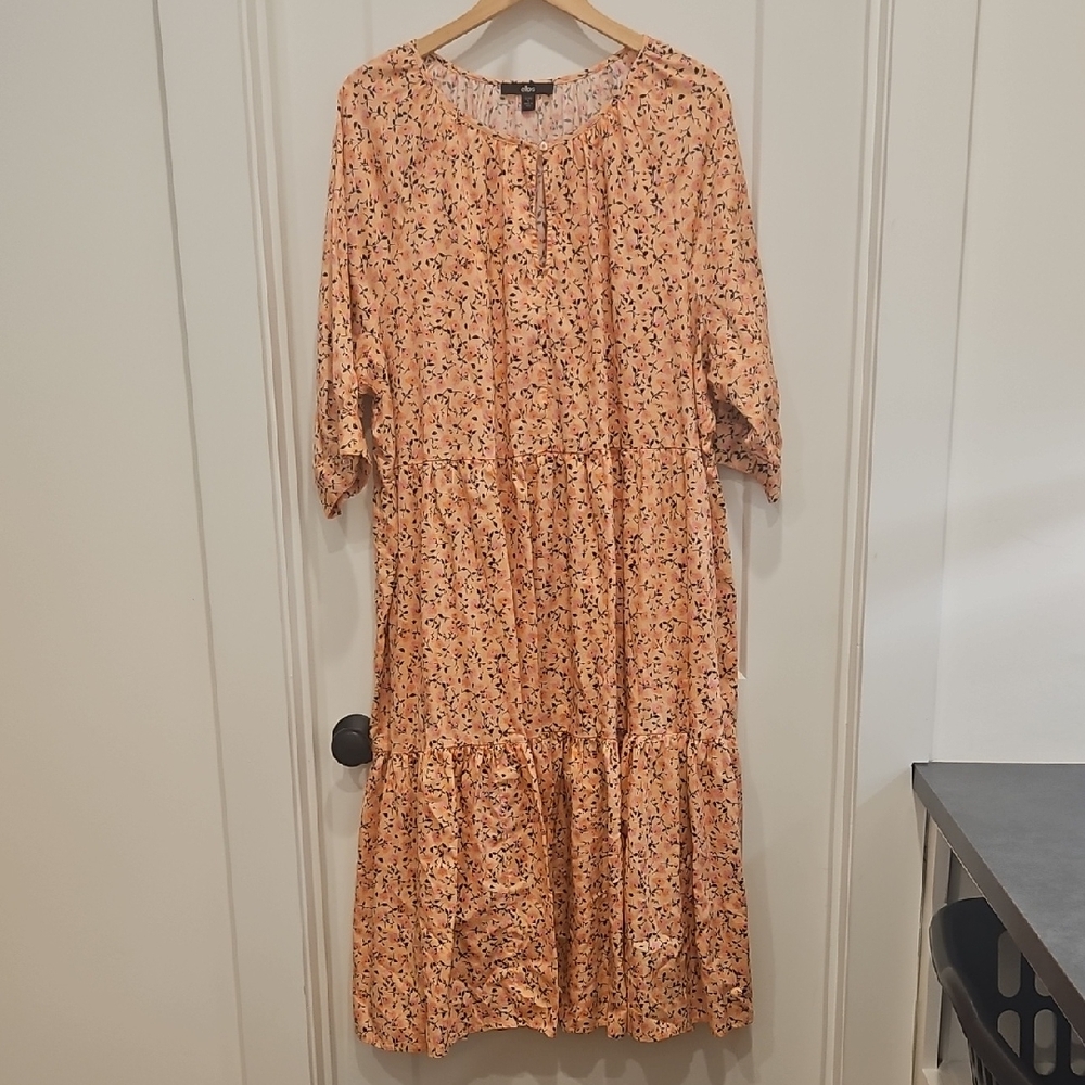 Ellos - Tiered Cotton Midi Dress